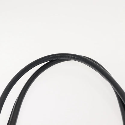 Salvatore Ferragamo Gancini Shoulder Bag Leather, NAVY, LEATHER, Shoulder bag