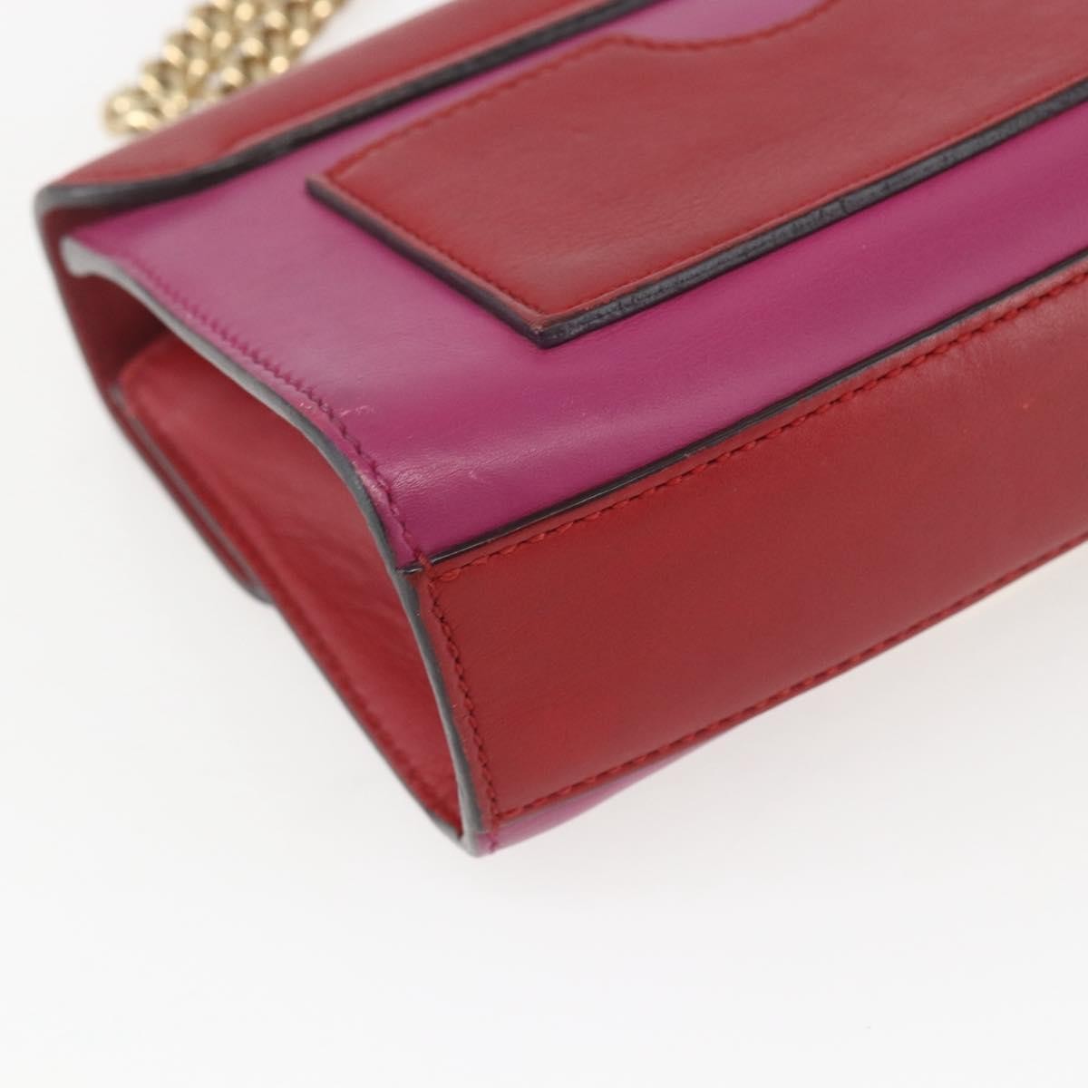 Gucci Padlock Shoulder Bag Leather, RED, LEATHER, Shoulder bag