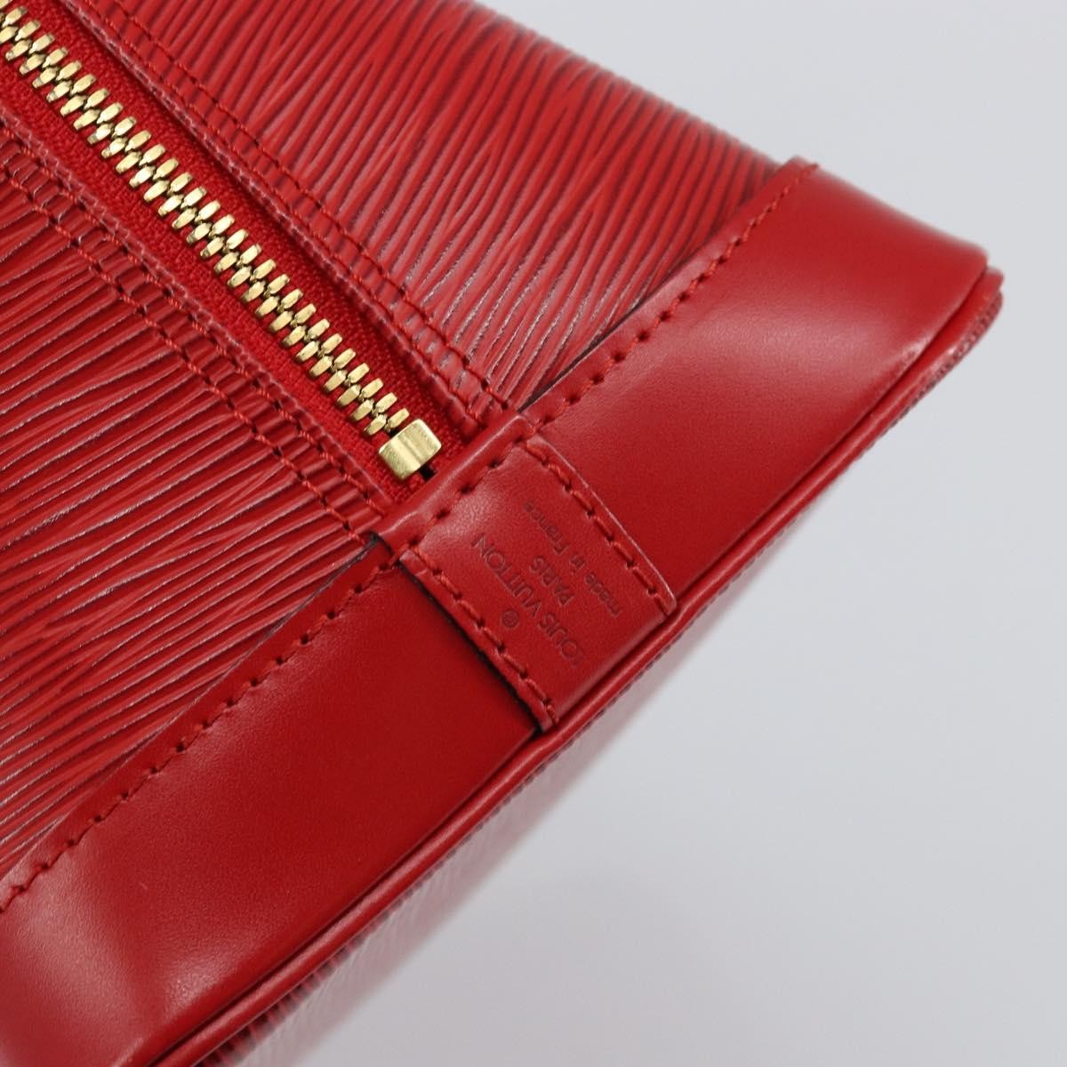 Louis Vuitton Alma Handbag Epi Leather, RED, LEATHER, Handbag