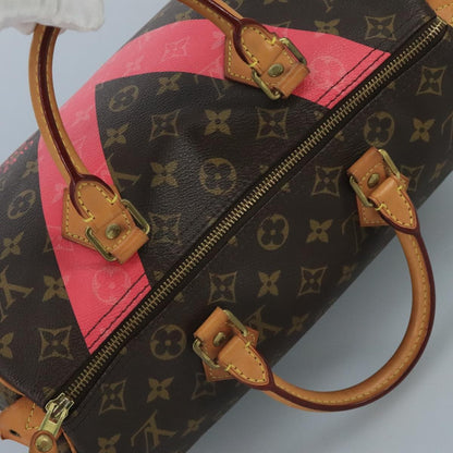 Louis Vuitton Speedy Handbag Limited Edition V Monogram Canvas, BROWN, CANVAS, Handbag