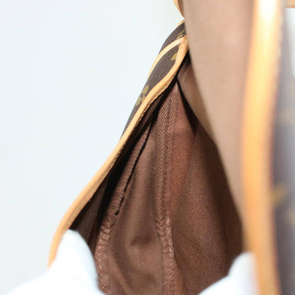Louis Vuitton Saumur Handbag Monogram Canvas, BROWN, CANVAS, Shoulder bag