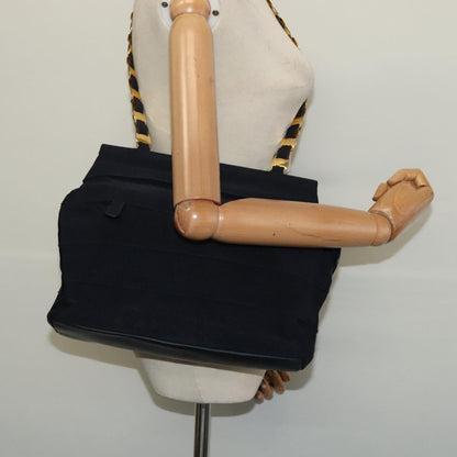 Salvatore Ferragamo Vala Shoulder Bag Canvas, NAVY, CANVAS, Shoulder bag