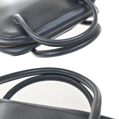 Celine Handbag Leather, NAVY, LEATHER, Handbag