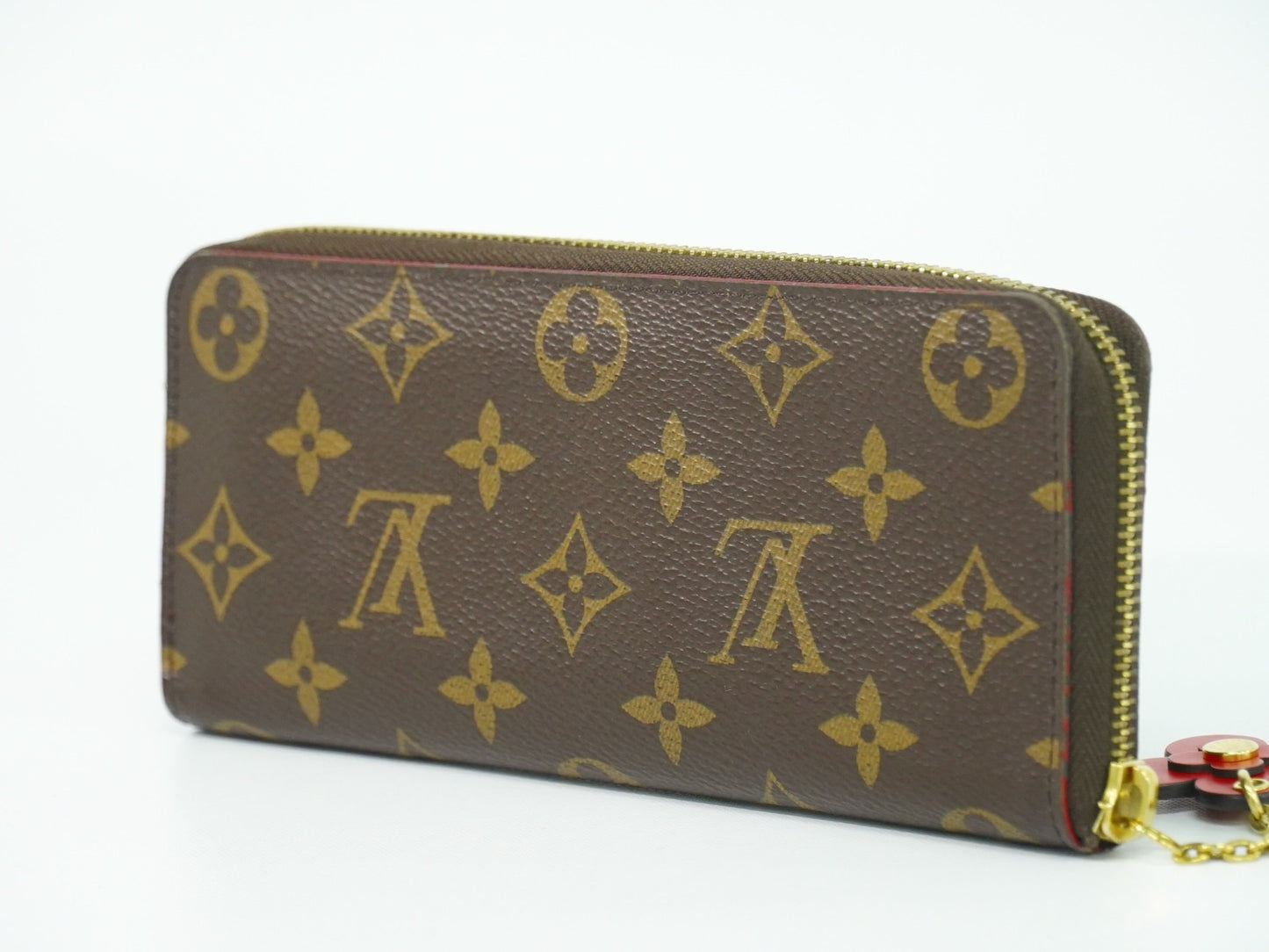 Louis Vuitton Clemence Wallet Monogram Canvas, BROWN, CANVAS, Wallets