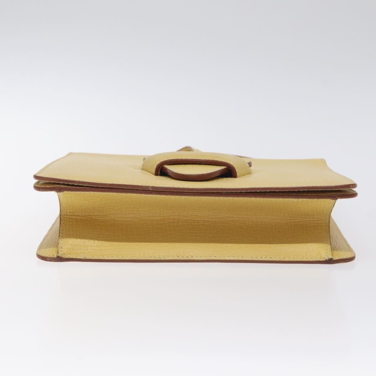 Loewe Barcelona Shoulder Bag Leather, YELLOW, LEATHER, Shoulder bag