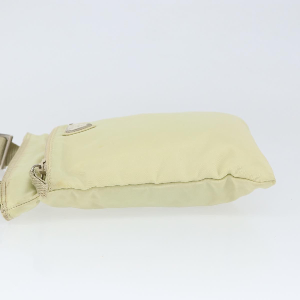 Prada Flat Messenger Tessuto, SILVER, NYLON, Shoulder bag