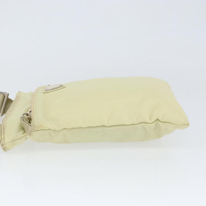 Prada Flat Messenger Tessuto, SILVER, NYLON, Shoulder bag