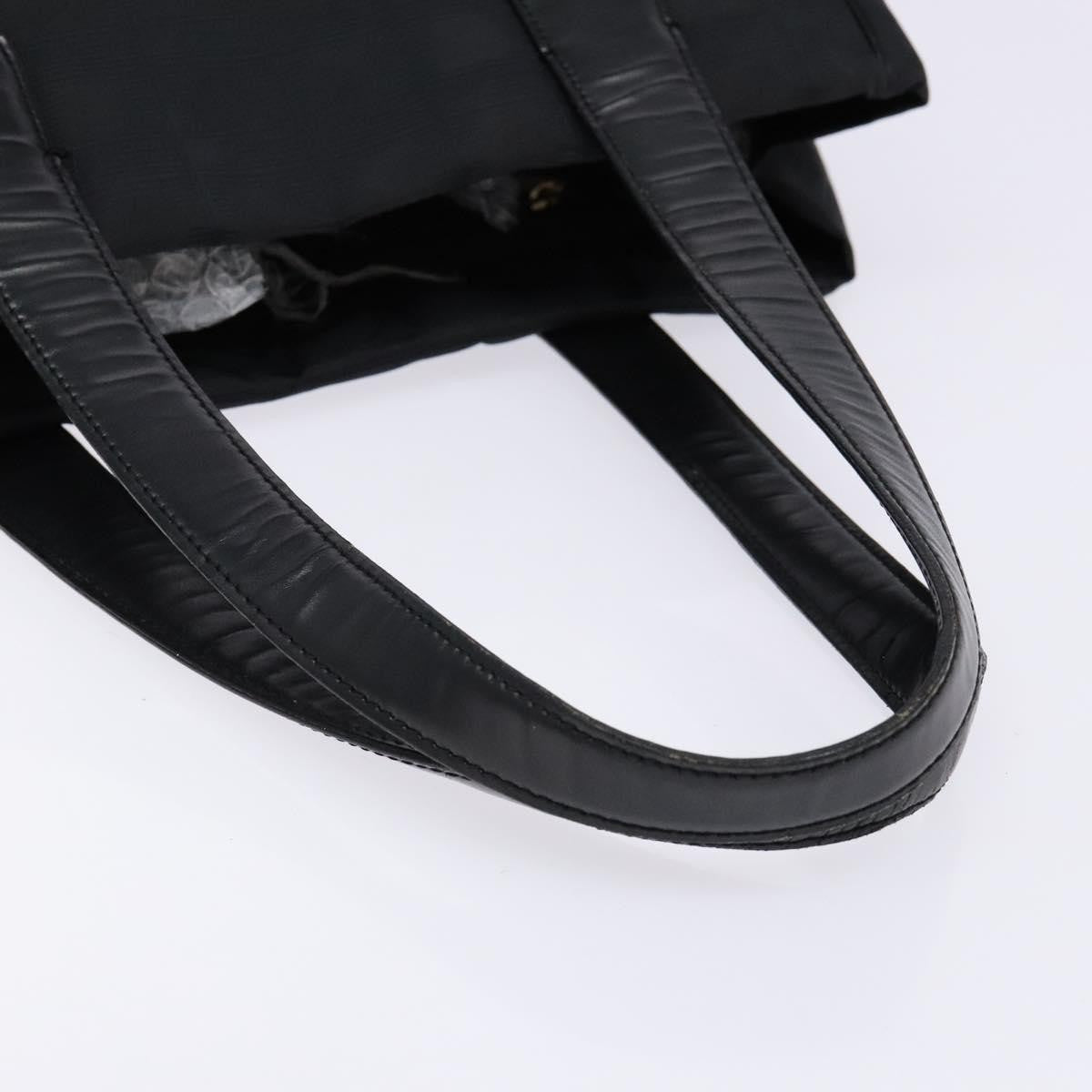 Chanel Travel Line Tote Nylon, BLACK, NYLON, Travel bag