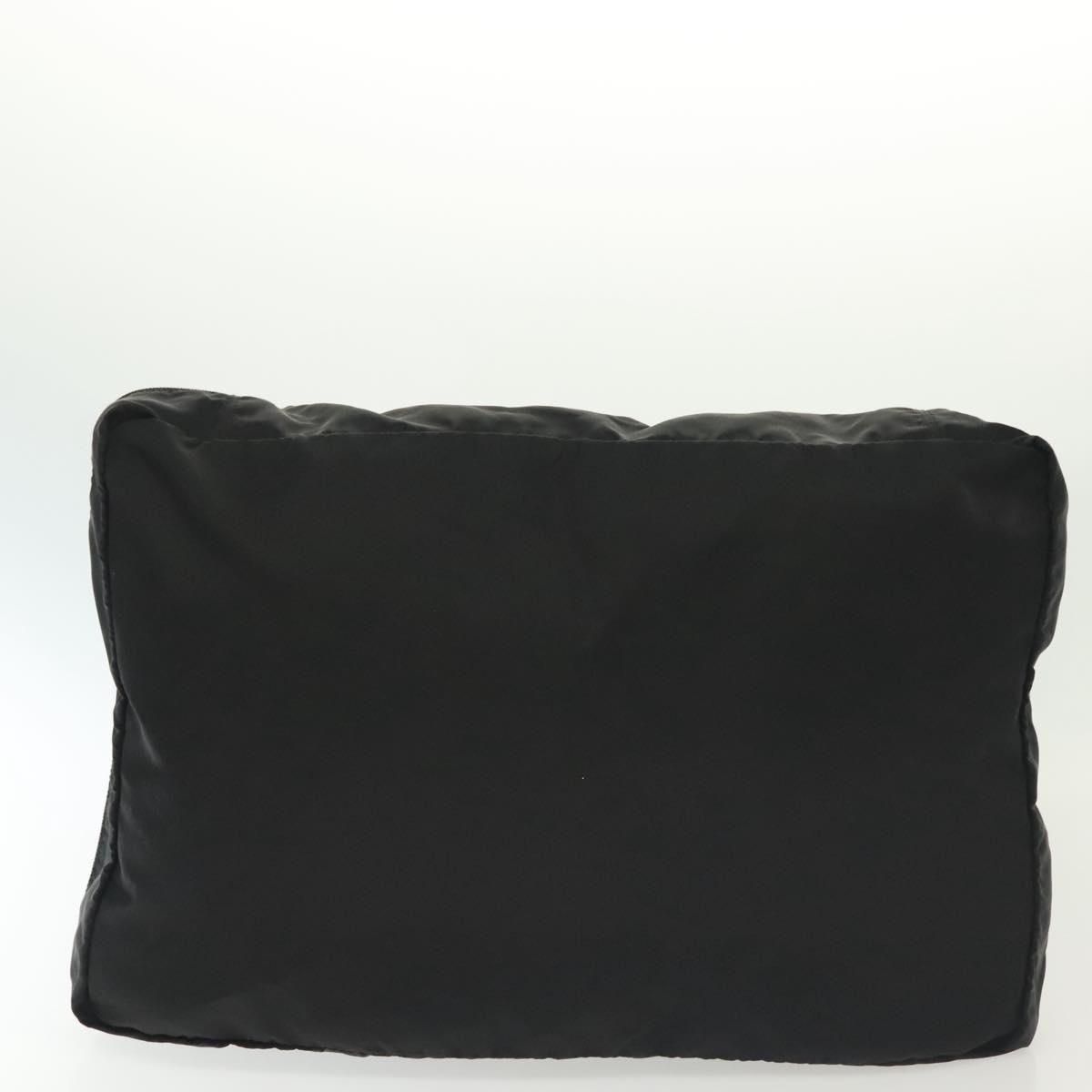 Prada Travel Pouch Tessuto, BLACK, NYLON, Clutche & pouche