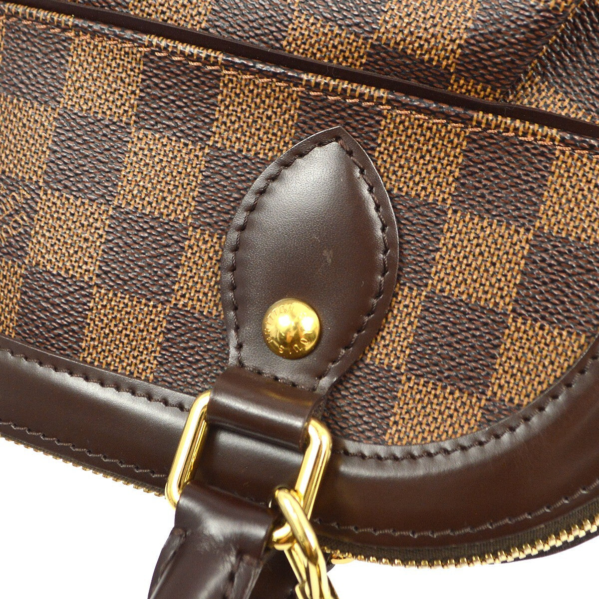 Louis Vuitton Trevi Handbag Damier, BROWN, CANVAS, Handbag