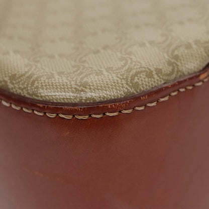 Celine Vintage Convertible Top Handle Bag Macadam Coated Canvas, BEIGE, CANVAS, Handbag