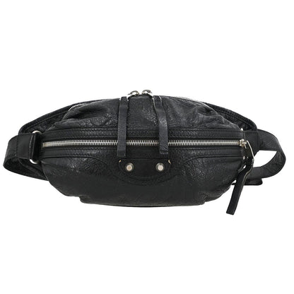 Balenciaga Neo Lift Classic Studs Waist Bag Leather, BLACK, LEATHER, Clutche & pouche