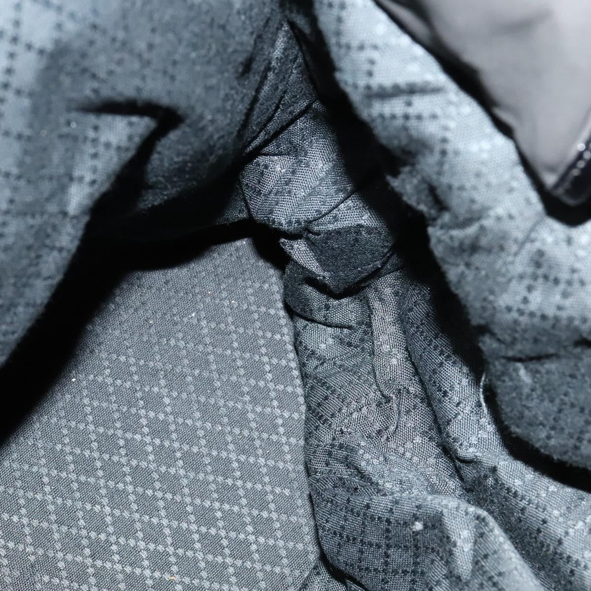 Gucci Vintage Bamboo Handle Tote Nylon, BLACK, NYLON, Tote bag