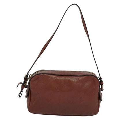 Chloe Vintage Shoulder Bag Leather, BROWN, LEATHER, Shoulder bag