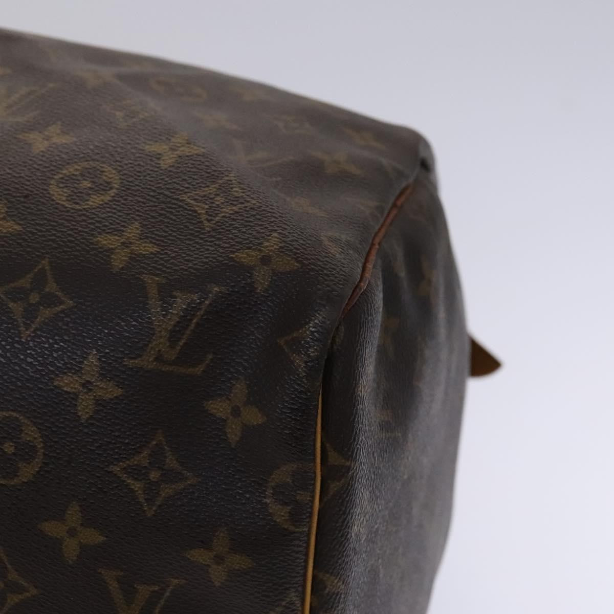 Louis Vuitton Keepall Bag Monogram Canvas, BROWN, CANVAS, Travel bag
