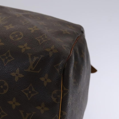 Louis Vuitton Keepall Bag Monogram Canvas, BROWN, CANVAS, Travel bag