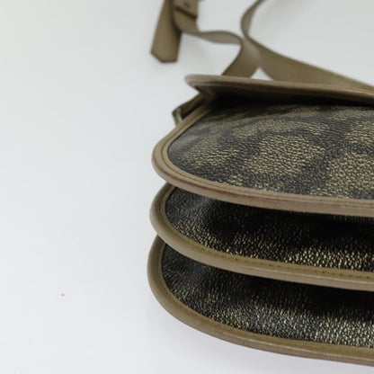 Saint Laurent Buckle Flap Crossbody Bag Canvas, BEIGE, CANVAS, Shoulder bag