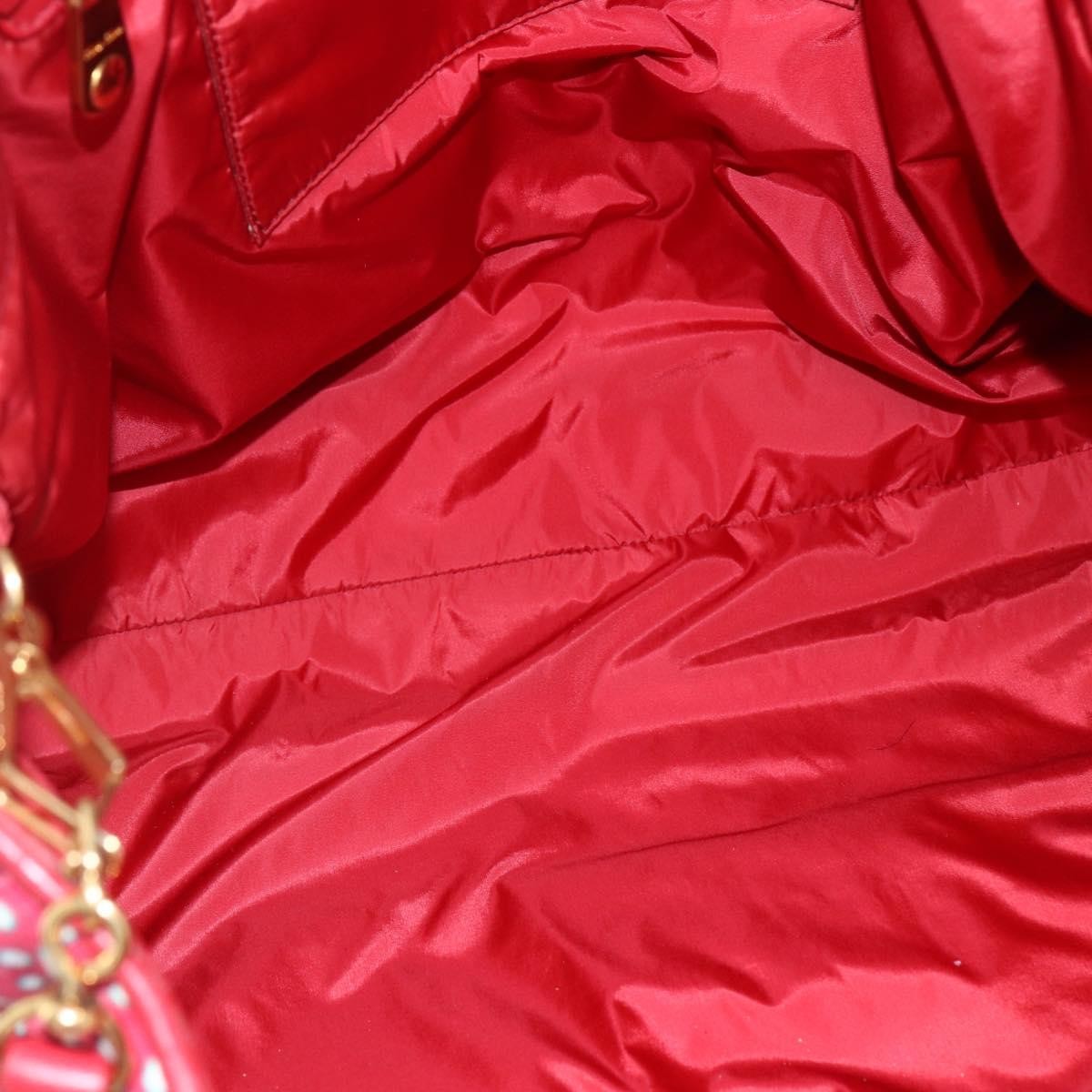 Miu Miu Shopper Tote Matelasse canvas, RED, CANVAS, Tote bag