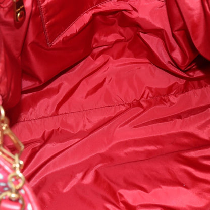 Miu Miu Shopper Tote Matelasse canvas, RED, CANVAS, Tote bag
