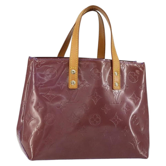Louis Vuitton Reade Handbag Monogram Vernis, PURPLE, PATENT_LEATHER, Handbag