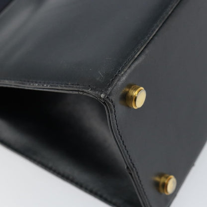 Salvatore Ferragamo Convertible Vara Bow Tote Leather, NAVY, LEATHER, Handbag