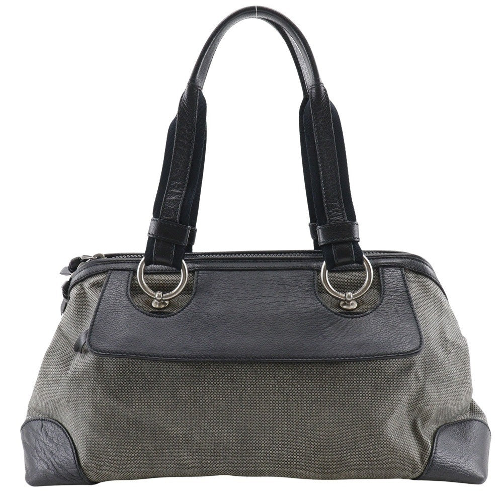 Bottega Veneta Vintage Tote Bag Canvas, GRAY, CANVAS, Tote bag