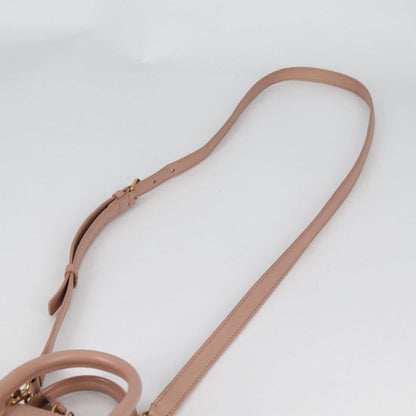 Balenciaga Logo Ville Bag Leather, PINK, LEATHER, Handbag