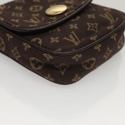 Louis Vuitton Cancun Pochette Monogram Mini Canvas, BROWN, CANVAS, Clutche & pouche