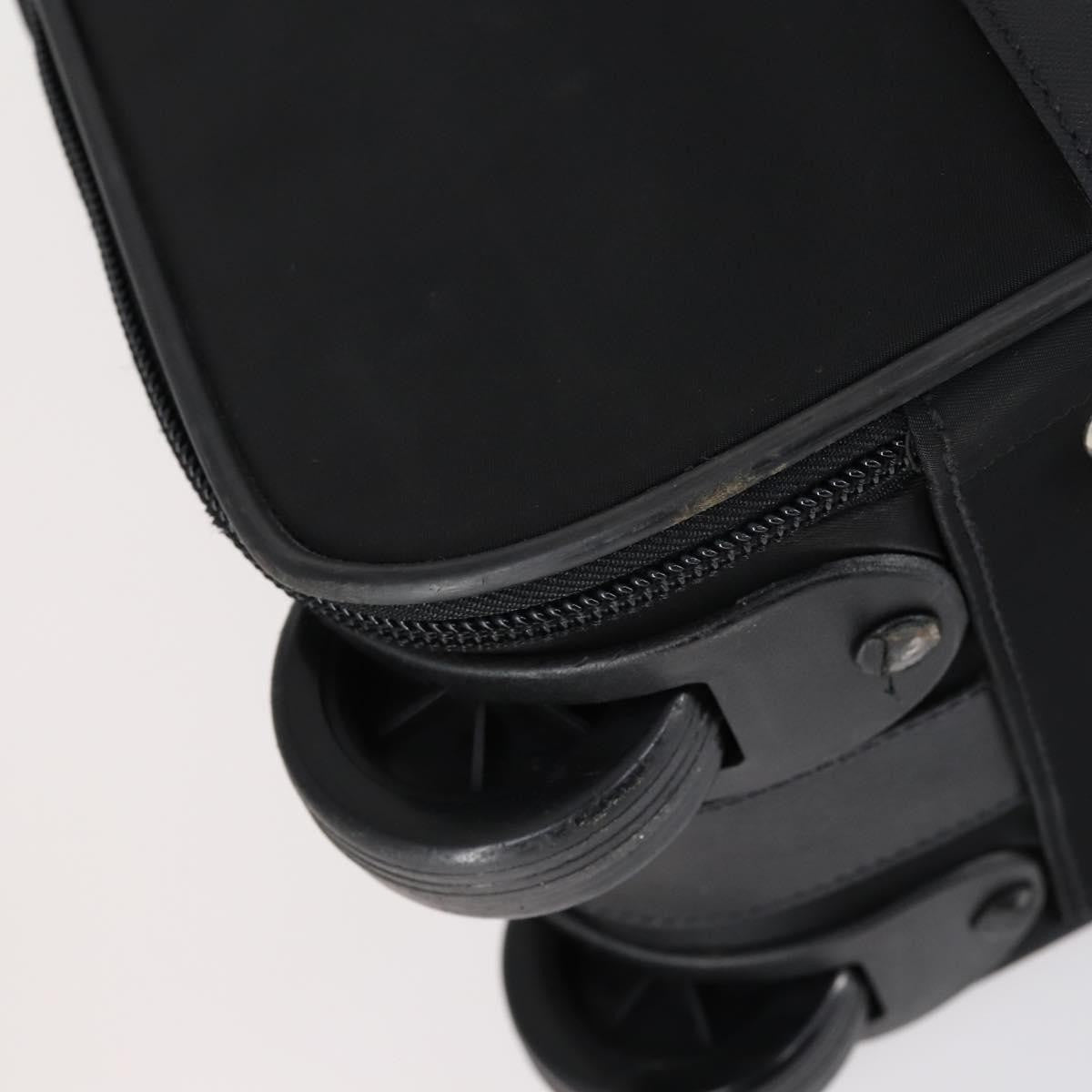 Prada Trunk Bag Nylon, BLACK, NYLON, Travel bag