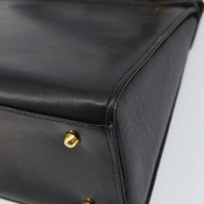 Valentino Garavani Vintage Handbag Leather, BLACK, LEATHER, Handbag