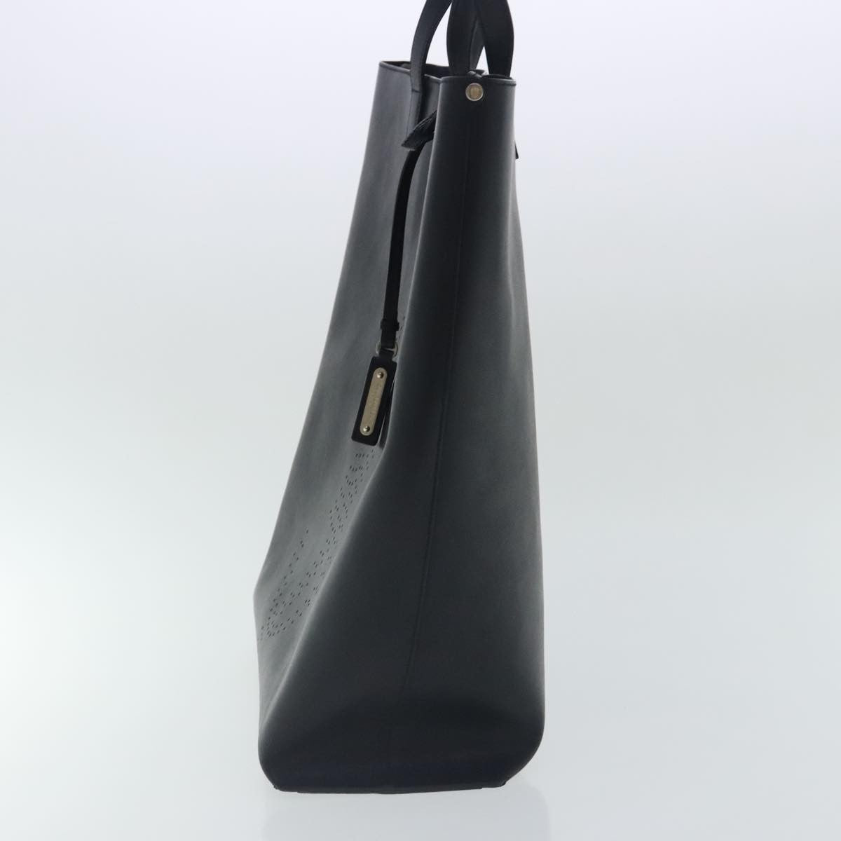 Saint Laurent Shopper Tote Leather, BLACK, LEATHER, Tote bag