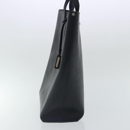 Saint Laurent Shopper Tote Leather, BLACK, LEATHER, Tote bag