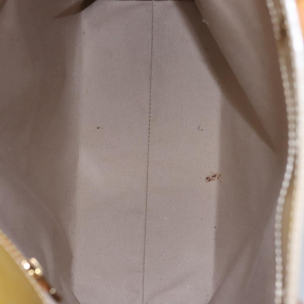 Louis Vuitton Reade Handbag Monogram Vernis, Beige, Patent Leather, Handbag
