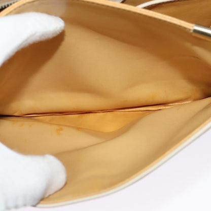 Celine Shoulder Bag Leather, BEIGE, LEATHER, Shoulder bag