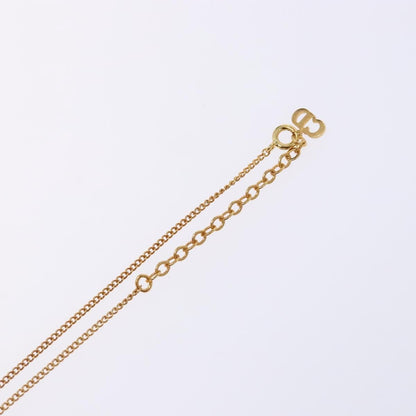 Christian Dior CD Pendant Necklace Gold-plated, GOLD, METAL, Necklace