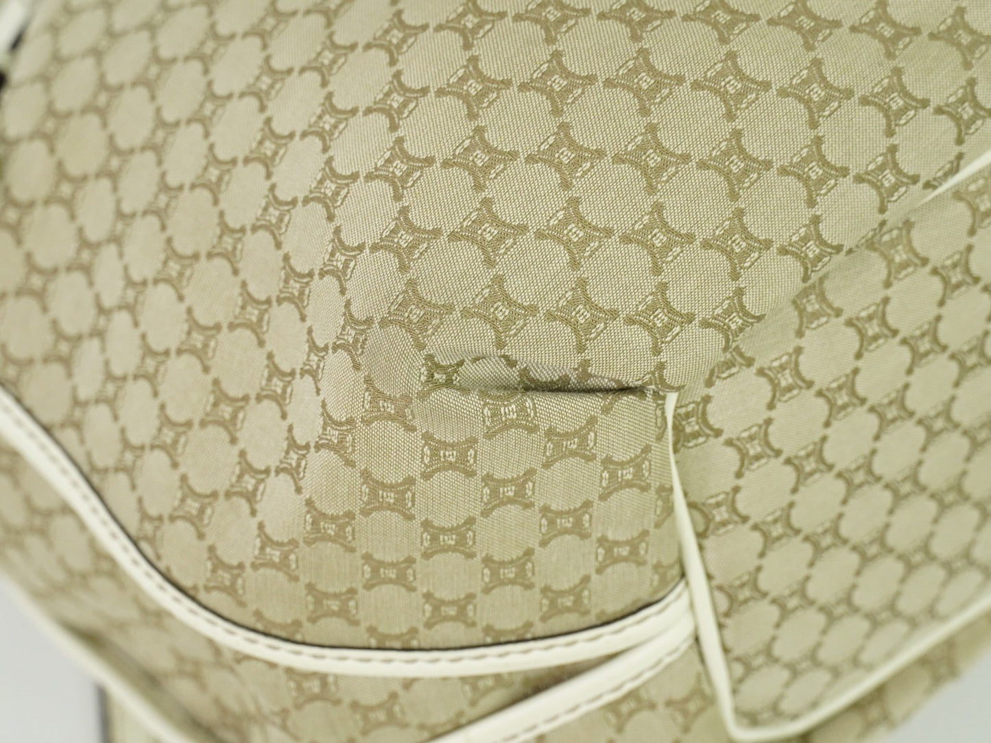 Celine Bittersweet Canvas, BEIGE, CANVAS, Tote bag