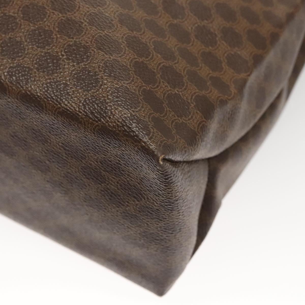 Celine Vintage Macadam Tote bag Canvas, BROWN, CANVAS, Tote bag