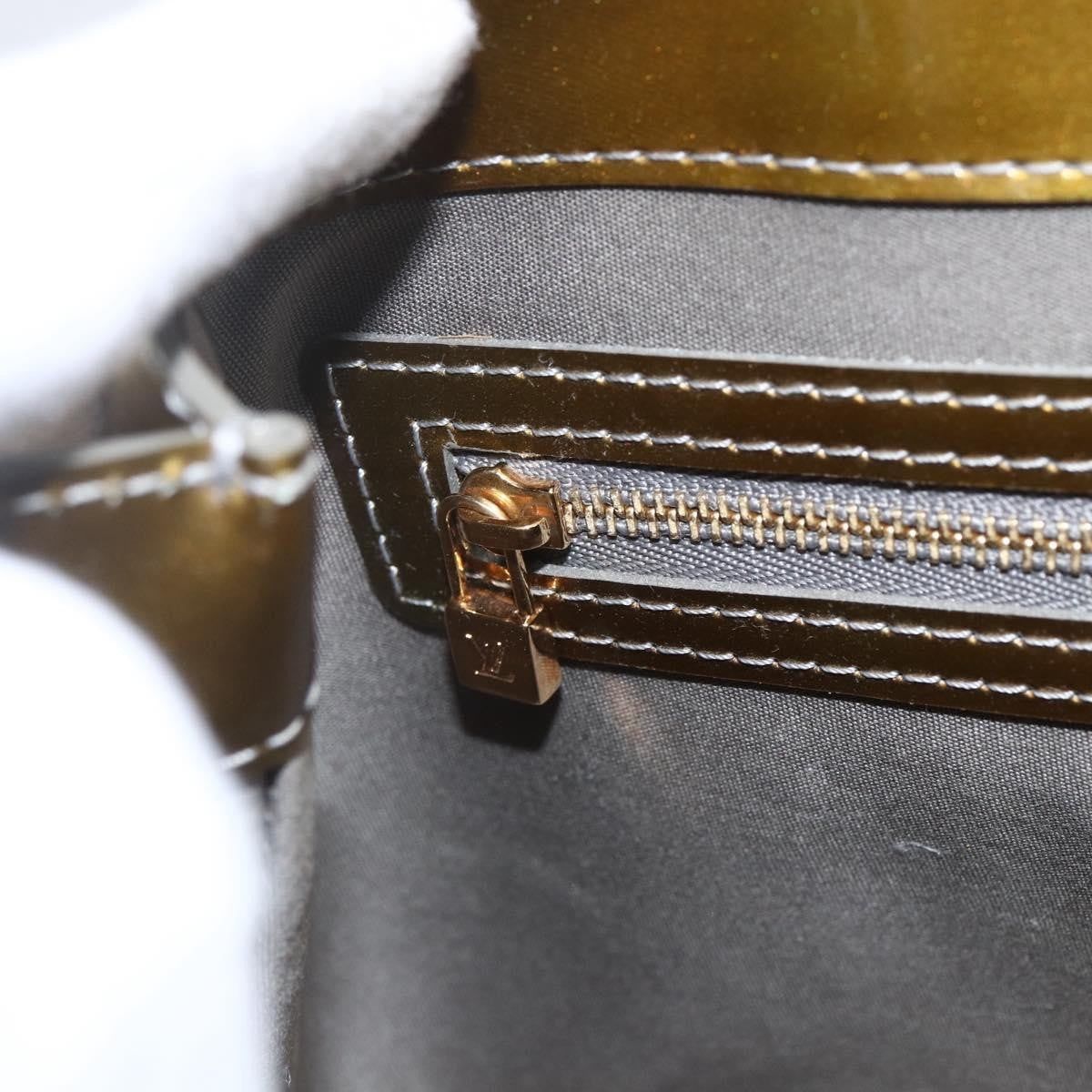 Louis Vuitton Wilshire Handbag Monogram Vernis, KHAKI, PATENT_LEATHER, Handbag