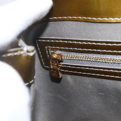 Louis Vuitton Wilshire Handbag Monogram Vernis, KHAKI, PATENT_LEATHER, Handbag