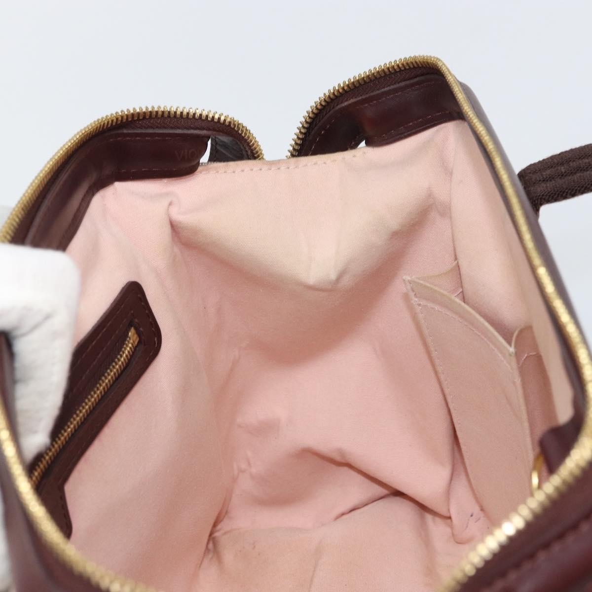 Louis Vuitton Josephine Handbag Mini Lin, RED, CANVAS, Handbag