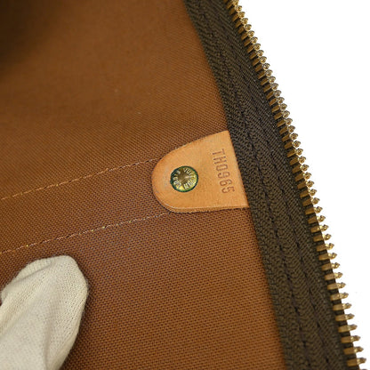 Louis Vuitton Keepall Bandouliere Bag Monogram Canvas, BROWN, CANVAS, Travel bag
