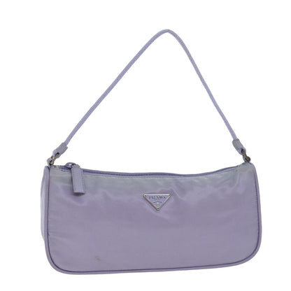 Prada Pochette Shoulder Bag Tessuto, PURPLE, NYLON, Clutche & pouche