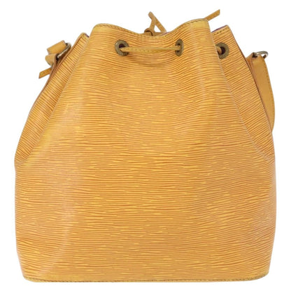 Louis Vuitton Petit Noe Handbag Epi Leather, YELLOW, LEATHER, Shoulder bag