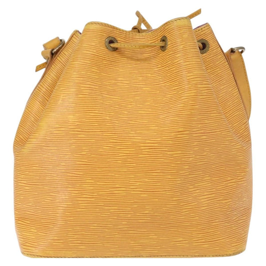 Louis Vuitton Petit Noe Handbag Epi Leather, YELLOW, LEATHER, Shoulder bag