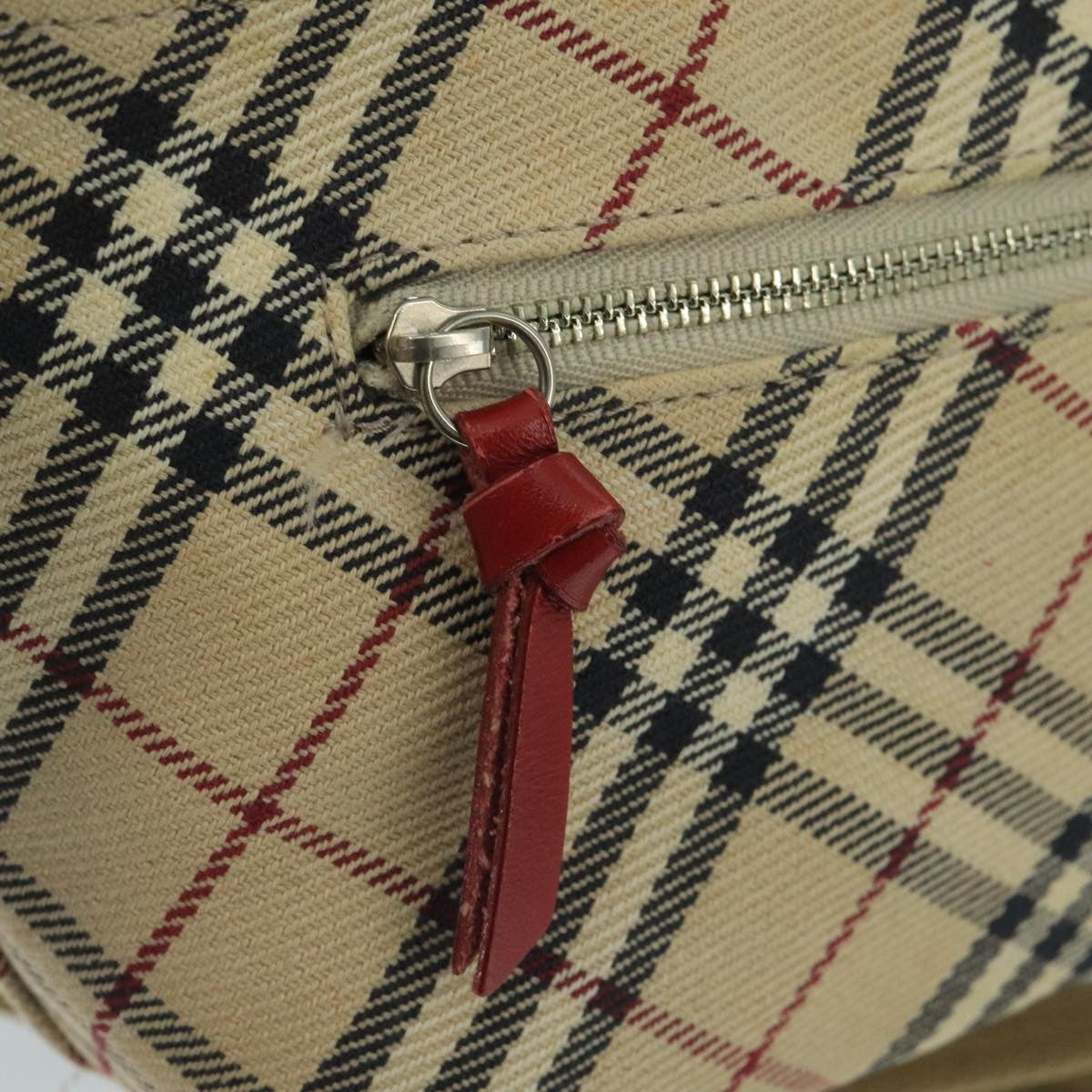 Burberry Shoulder Bag Nova Check Canvas, BEIGE, CANVAS, Shoulder bag