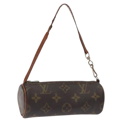 Louis Vuitton Papillon Pochette Monogram Canvas, BROWN, CANVAS, Handbag