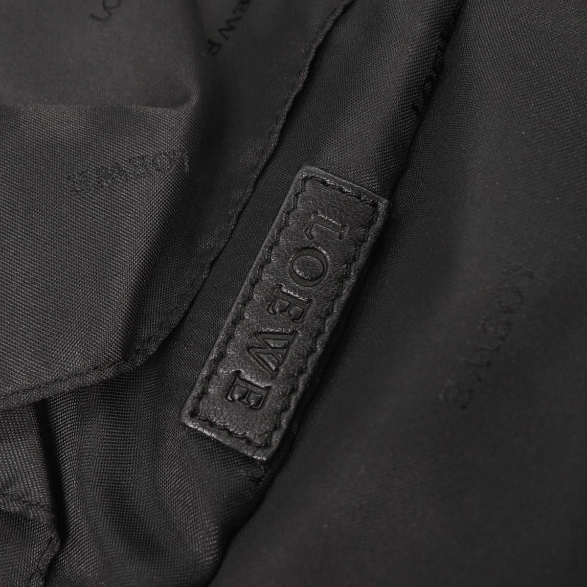 Loewe Anagram Logo Nappa Aire Hand Bag Leather, BLACK, LEATHER, Handbag