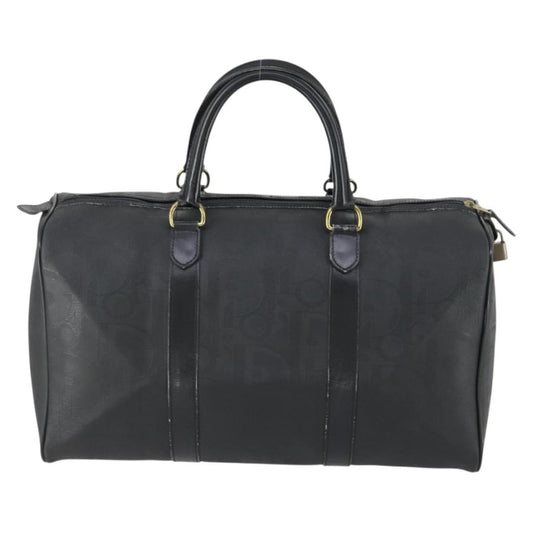 Christian Dior Vintage Trotter Boston Bag PVC, BLACK, PVC, Travel bag