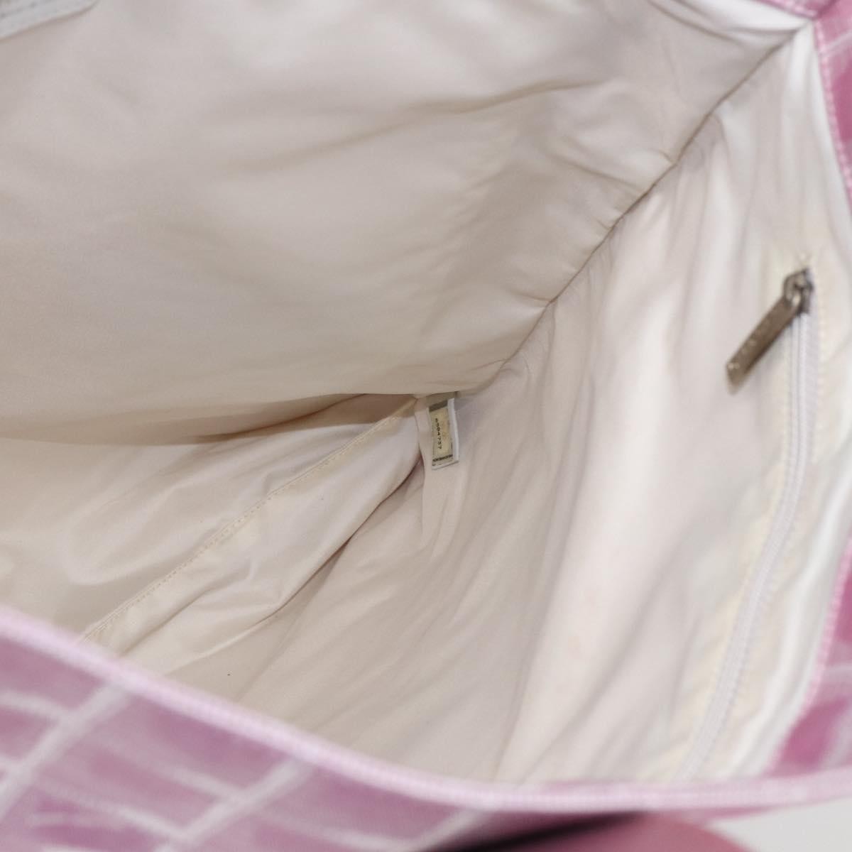 Chanel Travel Line Tote Nylon, PINK, NYLON, Tote bag