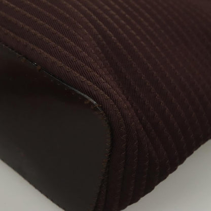 Gucci Vintage Bamboo Handle Tote Nylon, BROWN, SYNTHETIC, Tote bag